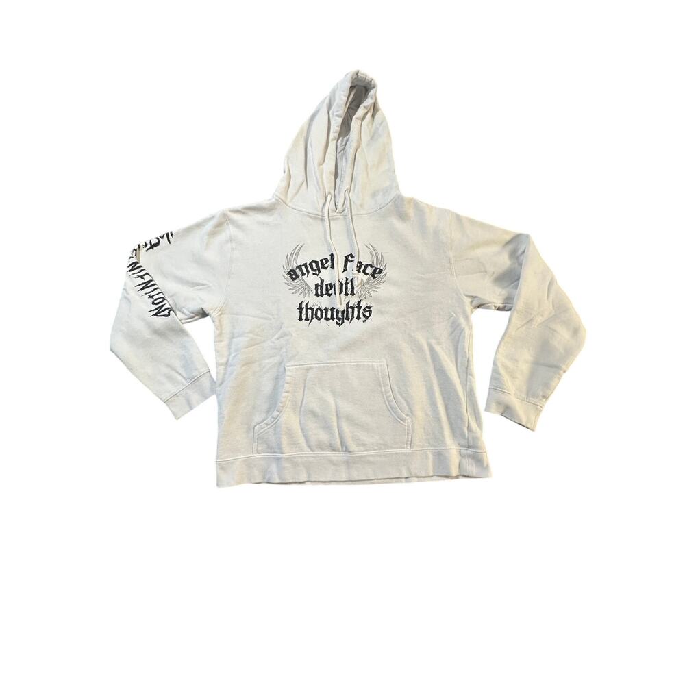 Hostile Intentions “Angel Face Devil Thoughts” Hoodie XL Pullover Sweatshirt